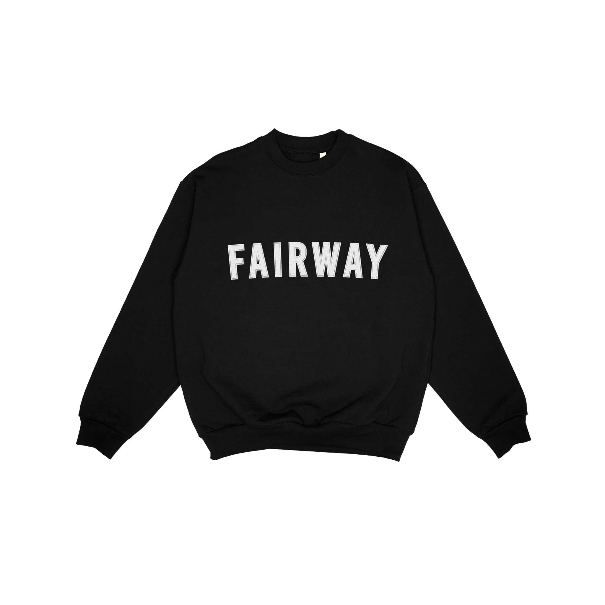 VARSITY CREWNECK - Black