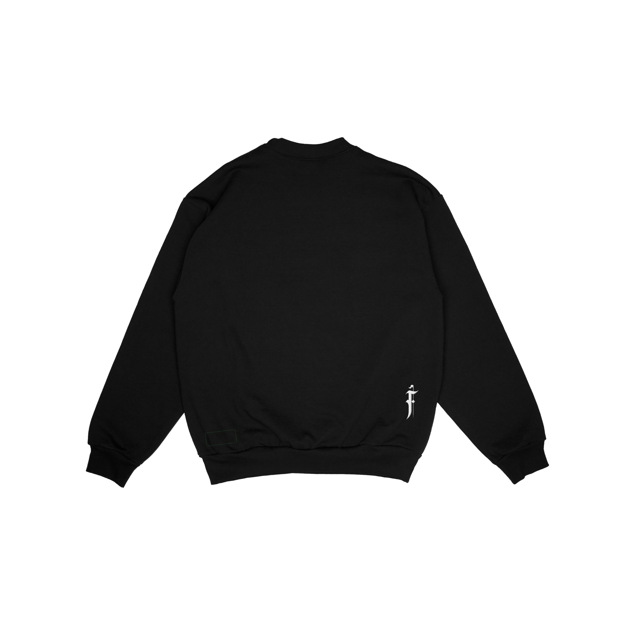 VARSITY CREWNECK - Black